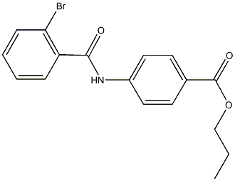 propyl 4-[(2-bromobenzoyl)amino]benzoate