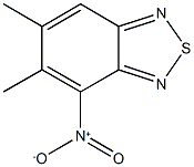 4-nitro-5,6-dimethyl-2,1,3-benzothiadiazole,,结构式