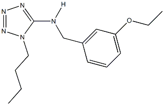 1-butyl-N-(3-ethoxybenzyl)-1H-tetraazol-5-amine Structure