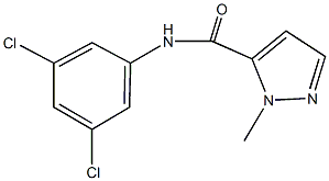 N-(3,5-dichlorophenyl)-1-methyl-1H-pyrazole-5-carboxamide Structure