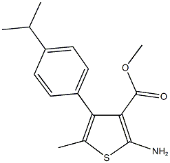 methyl 2-amino-4-(4-isopropylphenyl)-5-methyl-3-thiophenecarboxylate|