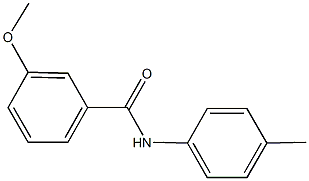 3-methoxy-N-(4-methylphenyl)benzamide Structure