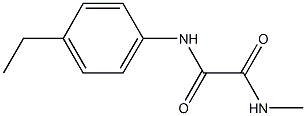 N~1~-(4-ethylphenyl)-N~2~-methylethanediamide,,结构式