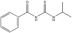 N-benzoyl-N'-isopropylthiourea Structure