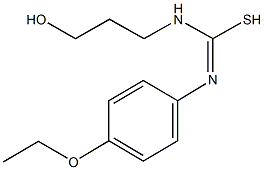  N'-(4-ethoxyphenyl)-N-(3-hydroxypropyl)carbamimidothioic acid