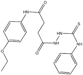 4-[2-(anilinocarbothioyl)hydrazino]-N-(4-ethoxyphenyl)-4-oxobutanamide