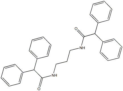 N-{3-[(diphenylacetyl)amino]propyl}-2,2-diphenylacetamide,,结构式