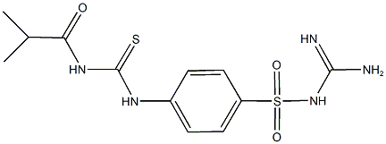 1-({[amino(imino)methyl]amino}sulfonyl)-4-{[(isobutyrylamino)carbothioyl]amino}benzene|