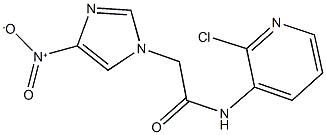  N-(2-chloro-3-pyridinyl)-2-{4-nitro-1H-imidazol-1-yl}acetamide