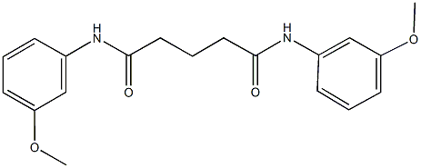 N~1~,N~5~-bis(3-methoxyphenyl)pentanediamide