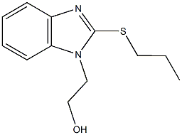 2-[2-(propylsulfanyl)-1H-benzimidazol-1-yl]ethanol|