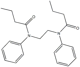 N-[2-(butyrylanilino)ethyl]-N-phenylbutanamide 化学構造式