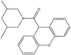 3,5-dimethyl-1-(9H-xanthen-9-ylcarbonyl)piperidine