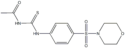 N-acetyl-N'-[4-(4-morpholinylsulfonyl)phenyl]thiourea|