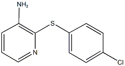 2-[(4-chlorophenyl)sulfanyl]-3-pyridinylamine Structure