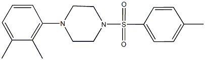  1-(2,3-dimethylphenyl)-4-[(4-methylphenyl)sulfonyl]piperazine