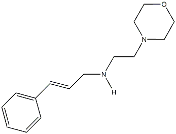 N-cinnamyl-N-[2-(4-morpholinyl)ethyl]amine Struktur