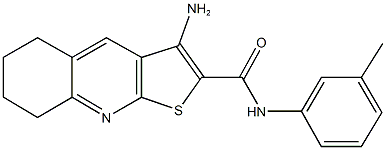 3-amino-N-(3-methylphenyl)-5,6,7,8-tetrahydrothieno[2,3-b]quinoline-2-carboxamide