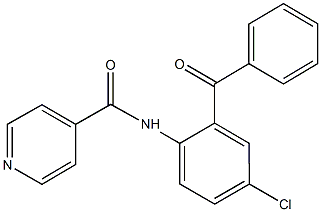 N-(2-benzoyl-4-chlorophenyl)isonicotinamide