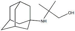 2-(1-adamantylamino)-2-methyl-1-propanol Struktur