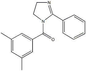  1-(3,5-dimethylbenzoyl)-2-phenyl-4,5-dihydro-1H-imidazole
