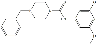 4-benzyl-N-(3,5-dimethoxyphenyl)-1-piperazinecarbothioamide