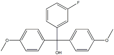 (3-fluorophenyl)[bis(4-methoxyphenyl)]methanol Structure