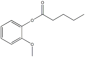 2-methoxyphenyl pentanoate Structure