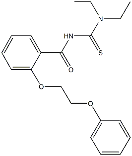 N,N-diethyl-N'-[2-(2-phenoxyethoxy)benzoyl]thiourea