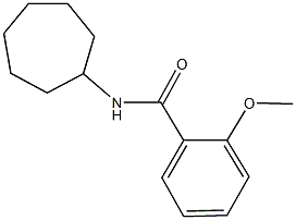 N-cycloheptyl-2-methoxybenzamide,,结构式