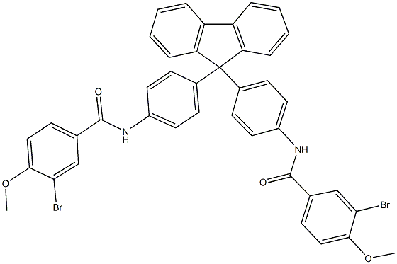 3-bromo-N-[4-(9-{4-[(3-bromo-4-methoxybenzoyl)amino]phenyl}-9H-fluoren-9-yl)phenyl]-4-methoxybenzamide