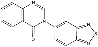 3-(2,1,3-benzothiadiazol-5-yl)-4(3H)-quinazolinone Structure