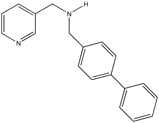 N-([1,1'-biphenyl]-4-ylmethyl)-N-(3-pyridinylmethyl)amine