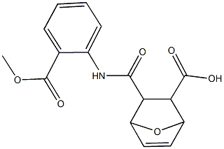  3-{[2-(methoxycarbonyl)anilino]carbonyl}-7-oxabicyclo[2.2.1]hept-5-ene-2-carboxylic acid