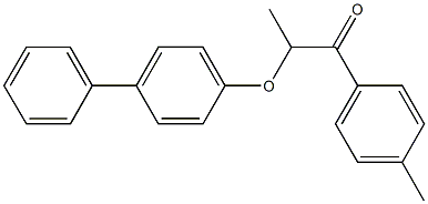 2-([1,1'-biphenyl]-4-yloxy)-1-(4-methylphenyl)-1-propanone|