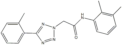 N-(2,3-dimethylphenyl)-2-[5-(2-methylphenyl)-2H-tetraazol-2-yl]acetamide Structure