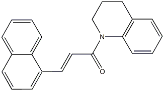 1-[(2E)-3-(1-naphthyl)-2-propenoyl]-1,2,3,4-tetrahydroquinoline