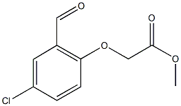 methyl (4-chloro-2-formylphenoxy)acetate Structure