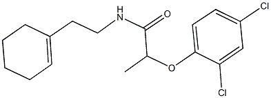 N-(2-cyclohex-1-en-1-ylethyl)-2-(2,4-dichlorophenoxy)propanamide