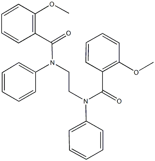 2-methoxy-N-{2-[(2-methoxybenzoyl)anilino]ethyl}-N-phenylbenzamide Structure