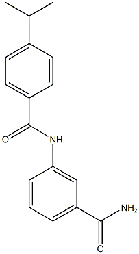  3-[(4-isopropylbenzoyl)amino]benzamide