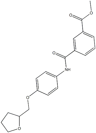 methyl 3-{[4-(tetrahydro-2-furanylmethoxy)anilino]carbonyl}benzoate