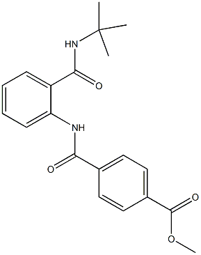 methyl 4-({2-[(tert-butylamino)carbonyl]anilino}carbonyl)benzoate