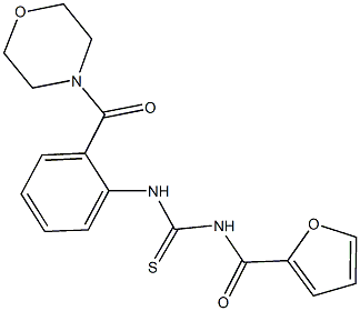  N-(2-furoyl)-N'-[2-(4-morpholinylcarbonyl)phenyl]thiourea