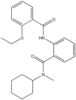 N-cyclohexyl-2-[(2-ethoxybenzoyl)amino]-N-methylbenzamide