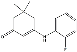 3-(2-fluoroanilino)-5,5-dimethyl-2-cyclohexen-1-one