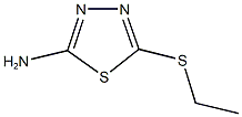 5-(ethylsulfanyl)-1,3,4-thiadiazol-2-amine 化学構造式