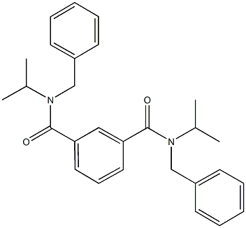 N~1~,N~3~-dibenzyl-N~1~,N~3~-diisopropylisophthalamide Structure