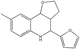 4-(2-furyl)-8-methyl-2,3,3a,4,5,9b-hexahydrofuro[3,2-c]quinoline