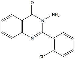 3-amino-2-(2-chlorophenyl)-4(3H)-quinazolinone Structure